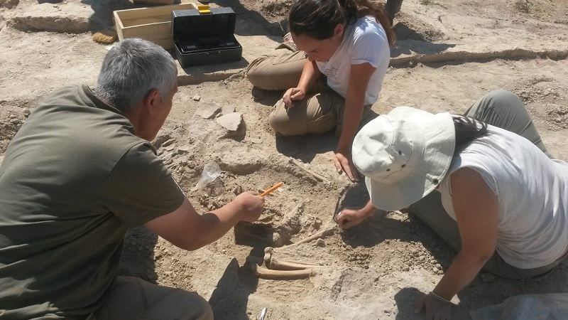 Arslantepe Höyüğünde, 5700 Yıllık Çocuk İskeleti Bulundu