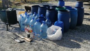 Malatya'da Bin 200 Litre Kaçak Alkol Ele Geçirildi