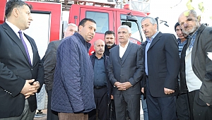 Ev Yangını 1 Ölü, Başkan Güder, Her Türlü İmkanla Ailemizin Yanındayız