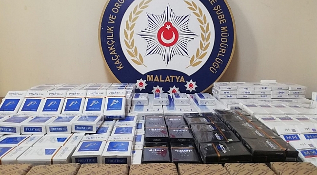Malatya'da Sahte İçki ve Sigara Ele Geçirildi