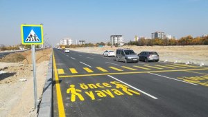 Büyükşehir, 328 Bin Metre Yol Çizgisi Yaptı