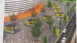 Yalçınkaya, Stad Önüne Yapılacak Kantin Projesini Anlattı