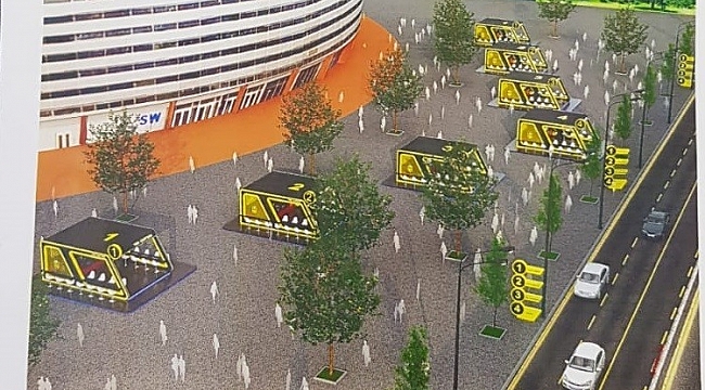 Yalçınkaya, Stad Önüne Yapılacak Kantin Projesini Anlattı