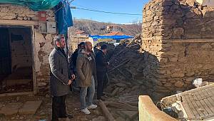 Başkan Avşar, Deprem Bölgesinde İncelemelerde Bulundu