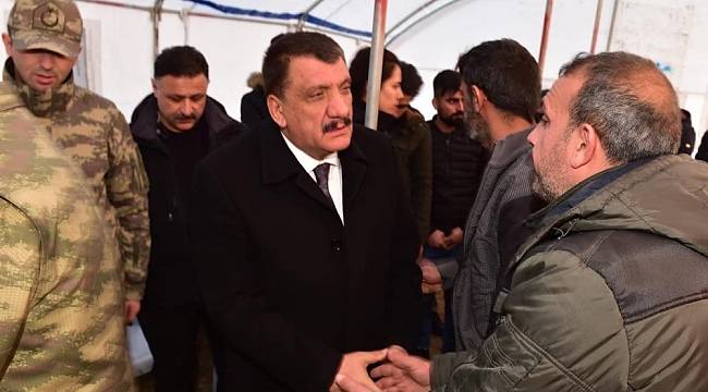 Başkan Gürkan, Yaraların Sarılması için Bütün Gayreti Gösteriyoruz