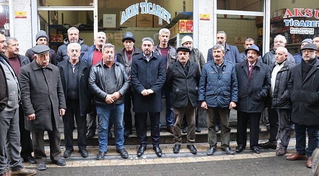 Başkan Kiraz'dan Tütüncü Esnafına Destek