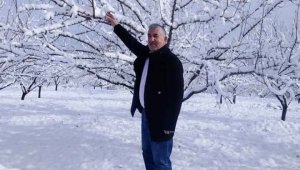 Darende'de Kar 15 Santimetreye Ulaştı