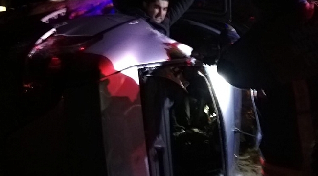 Erkenek'te Trafik Kazası: 2 Yaralı