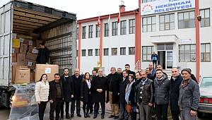 Kardeş Belediye Balçova, Hekimhan'a 1 Tır Yardım Malzemesi Gönderdi