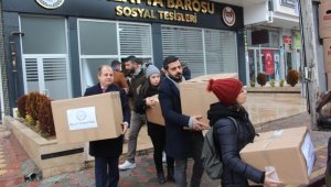 Malatya Barosu Elazığ ve Doğanyol'a Yardım Gönderdi