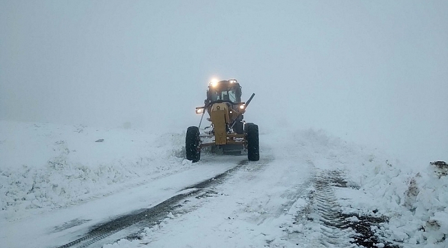 Malatya'da 51 Kırsal Mahalle Yolu Kapalı