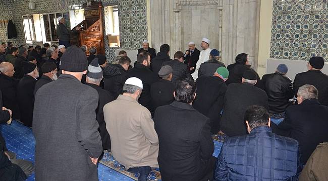 Prof. Erbaş, Tarihi Hacı Yusuf Taş Camisi'nde İncelemede Bulundu