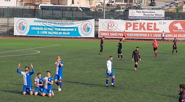 Yeşilyurt Belediyespor'da 3 Puan Sevinci