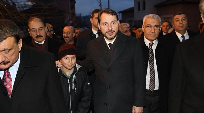 Bakan Albayrak, Başkan Güder'den İlçedeki Çalışmalarla İlgili Bilgi Aldı