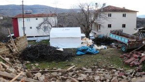 Doğanyol'un Koldere Köyünde Yıkım Büyük