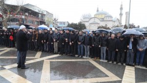 İdlib Şehitleri İçin Gıyabi Cenaze Namazı Kılındı