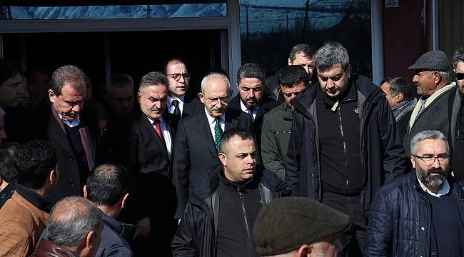 Kılıçdaroğlu, Kale'de İncelemelerde Bulundu