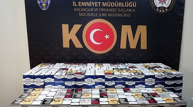 Malatya'da 42 Bin 800 Adet Bandrolsüz Makaron Yakalandı