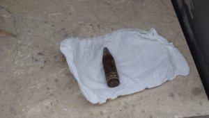 Tecde'de Uçaksavar Mermisi Bulundu