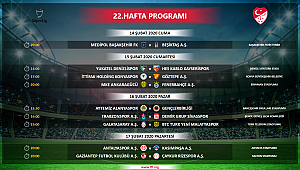Süper Lig 22. hafta maç programı