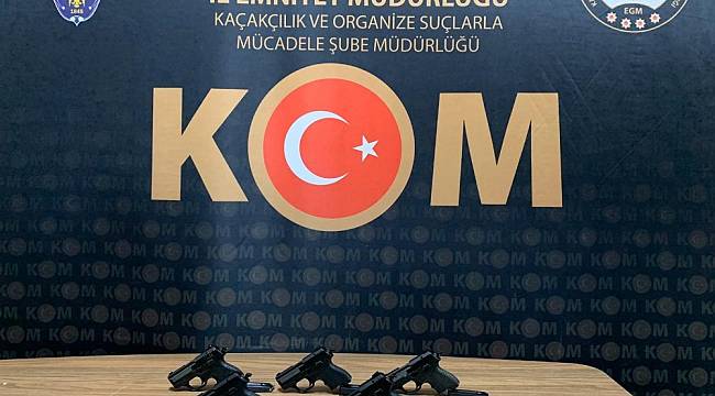 6 Tabanca Ele Geçirildi: Bir Zanlı Yakalandı
