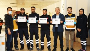 Başkan Güder'den 112 Acil Sağlık Çalışanlarına Moral Ziyareti