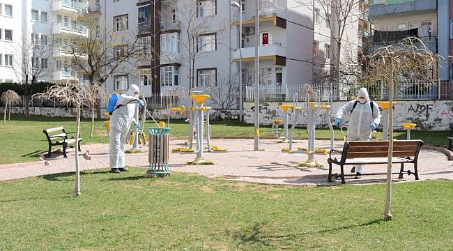 Battalgazi Belediyesi Dezenfekte Çalışmalarına Devam Ediyor