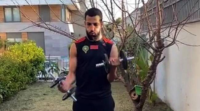 BtcTurk YMS'li Futbolcular Evlerinde Kondisyon Depoluyor
