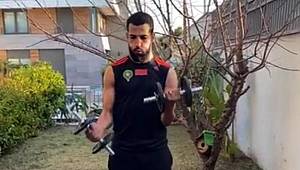 BtcTurk YMS'li Futbolcular Evlerinde Kondisyon Depoluyor