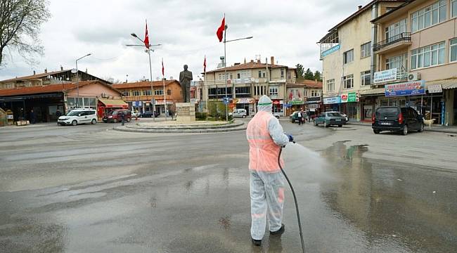 Büyükşehir, İlçelerde de Dezenfekte Yapıyor
