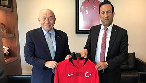Gevrek'ten TFF Başkanı Özdemir'e Ziyaret
