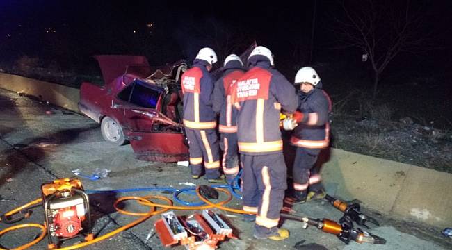 Malatya-Elazığ Karayolunda Kaza: 1 ölü, 1 yaralı