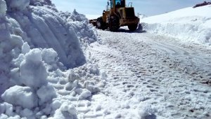 Pütürge'de Kar 4 Metreye Ulaştı