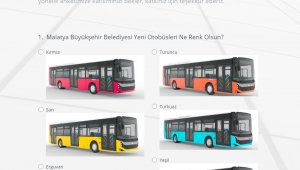 Yeni Otobüslerin Rengini Malatyalılar Belirleyecek