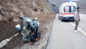Aşırı Yağış Kazaya Neden Oldu: 4 Yaralı