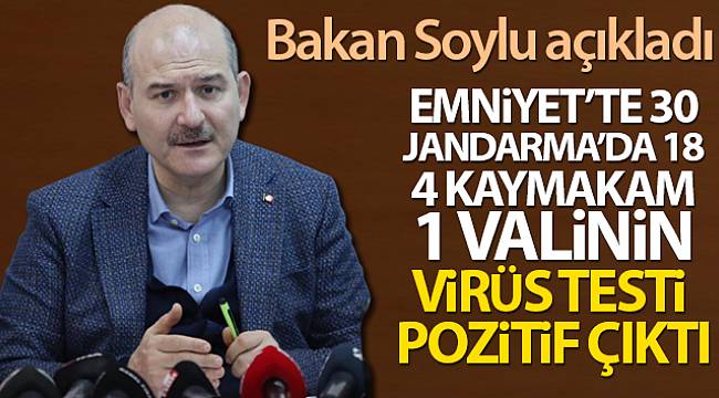 Bakan Soylu, Emniyet ve Kamudaki Vaka Sayılarını Açıkladı