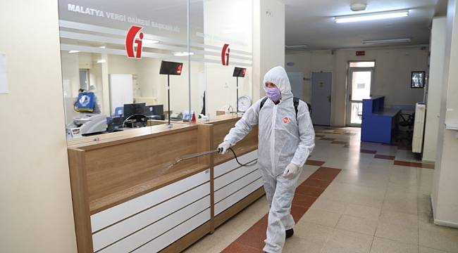 Battalgazi Belediyesi Dezenfekte Çalışmalarına Hız Verdi