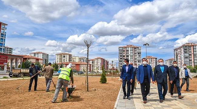 Gürkan; 30 dönümlük parkı bölge halkına kazandırıyoruz
