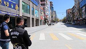 Malatya Sokaklarında Drone'lu Denetim