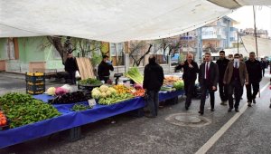 Vali Baruş, Pazar Yerlerinde İncelenmede Bulundu