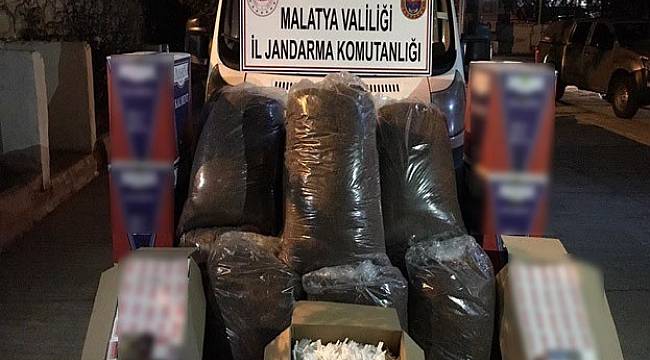 300 Kilo Kıyılmış Tütün ve Faturasız Makaron Ele Geçirildi