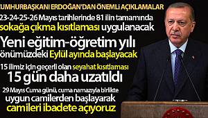 Arefe ve Bayramda Sokağa Çıkma Kısıtlaması Getirildi