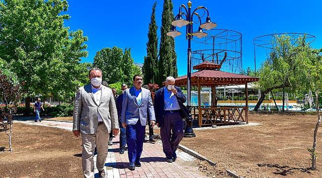 Başkan Gürkan, Sümerparkta incelemelerde bulundu