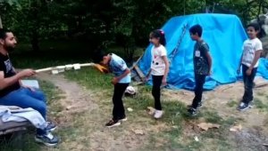 'Sosyal mesafeye uyarak bayramlaşma yaptık'