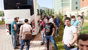 Karantina Süresi Dolan 169 Kişi Memleketlerine Uğurlandı