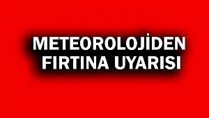 Meteorolojiden Fırtına Uyarısı
