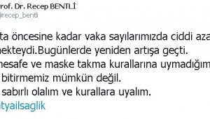 Sağlık İl Müdürü Bentli'den Korona Virüs Uyarısı