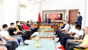 YMS'den Başkan Gürkan'a Teşekkür Ziyareti
