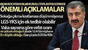 Bakan Koca; Sokağa çıkma kısıtlaması düşünmüyoruz