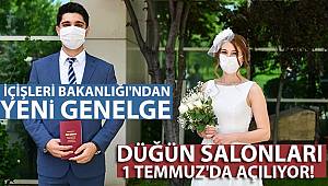 İçişleri Bakanlığı'ndan 'Düğün' genelgesi